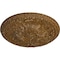 Ekena Millwork Amelia Ceiling Medallion (Fits Canopies up to 2 3/8"), 19 5/8"OD x 3/4"P, Smokey Topaz Crackle CM20AMSTC - alternate 5